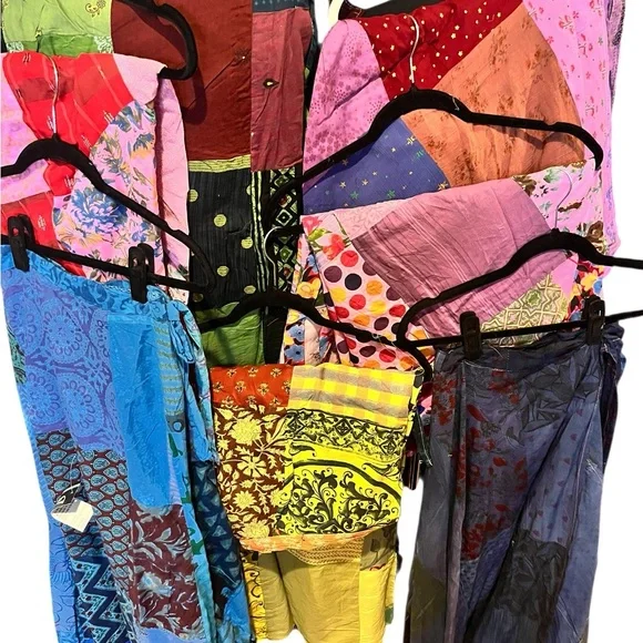 patchwork wrap skirts available by request - Picture 2 of 3